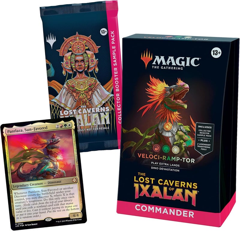 Magic the Gathering مجموعة قائد كهوف إكسالان المفقودة - فيلوسي-رامب-تور (مجموعة 100 بطاقة، عينة حزمة معزز لجمع بطاقتين + ملحقات) - Image 2